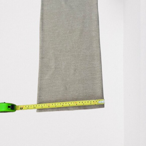 NEW Zara Straight Wide Leg Lounger Knit Culottes Pants in Taupe, Size S - Picture 10 of 13